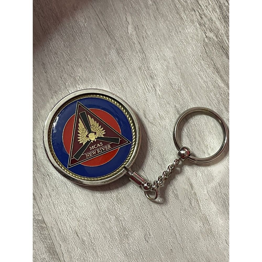 MCA'S NEW RIVeR ENAMEL KEY RING KEY CHAIN KEYRING KEYCHAIN 1.5 INCHES 01